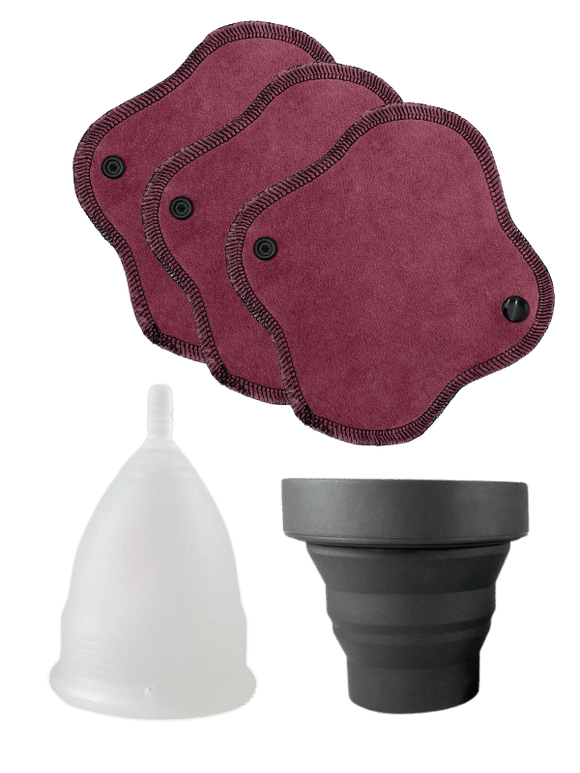 Startpakke - Menstruationskop og trusseindlæg